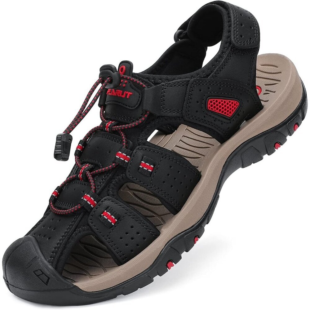 〽️Men's Hiking Sandals Black Outdoor Athletic Walking Casual Sports Shoes
